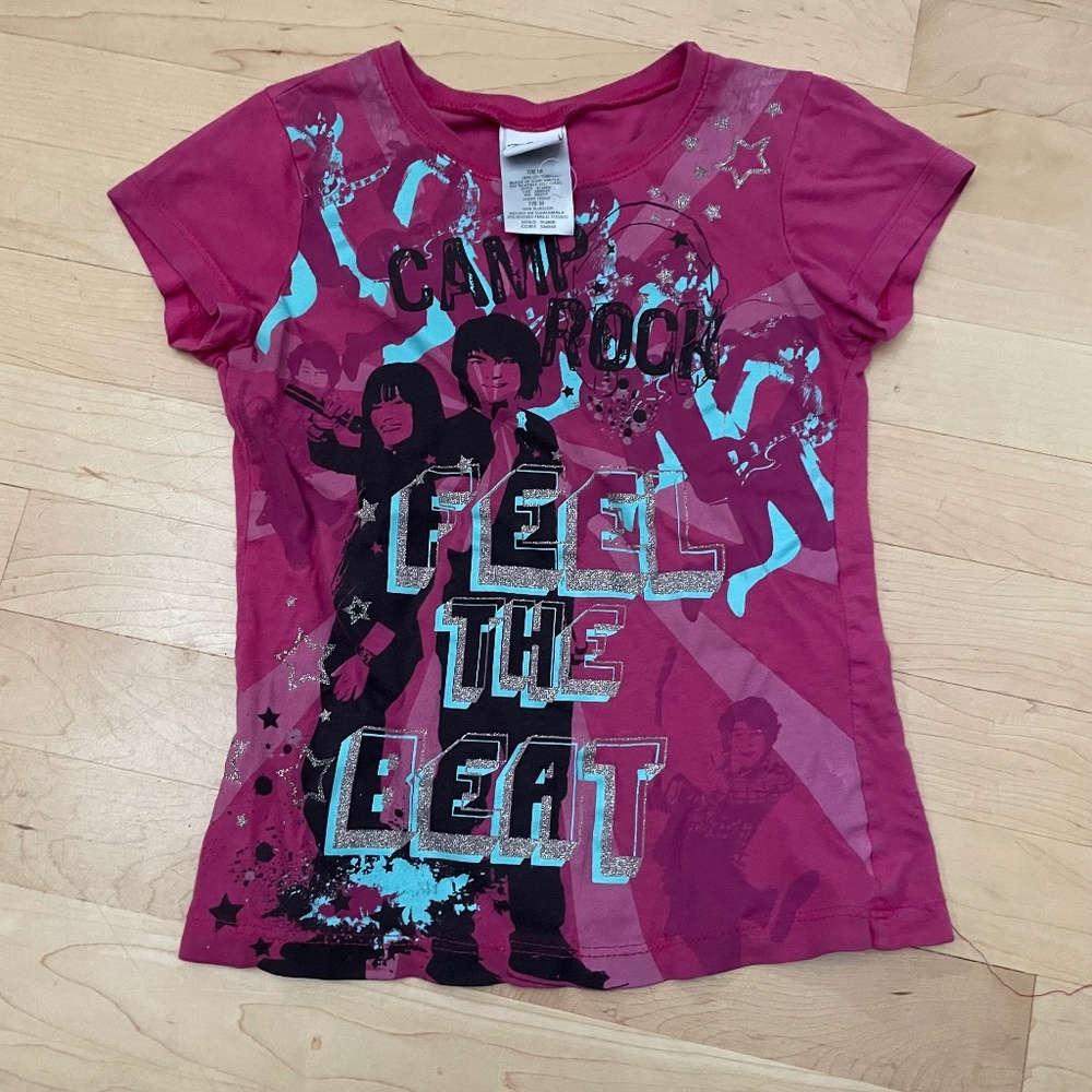 Disney Camp Rock - Feel The Beat T-Shirt 7/8 M